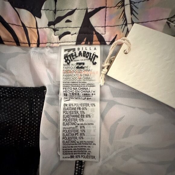 NWT Billabong ‘Postcards From Paradise’ Lace-up - Swim Bottoms Size 9 (Juniors) - Picture 5 of 13